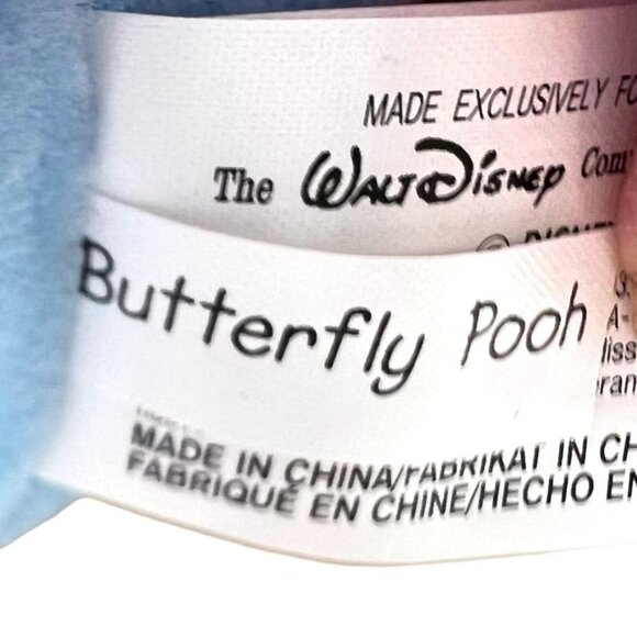 The Walt Disney Company Butterfly Pooh Bear Easter 2000 Collectible Plush 7" - Picture 9 of 10